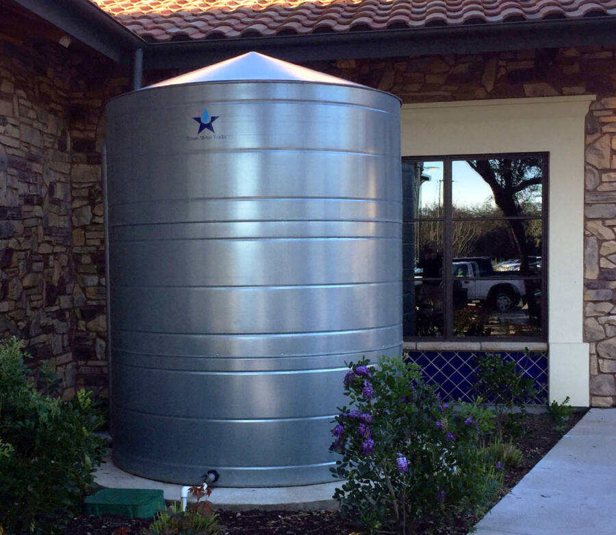 commercial rainwater collection tank